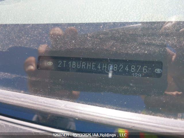 2T1BURHE4HC824876 Toyota COROLLA SE