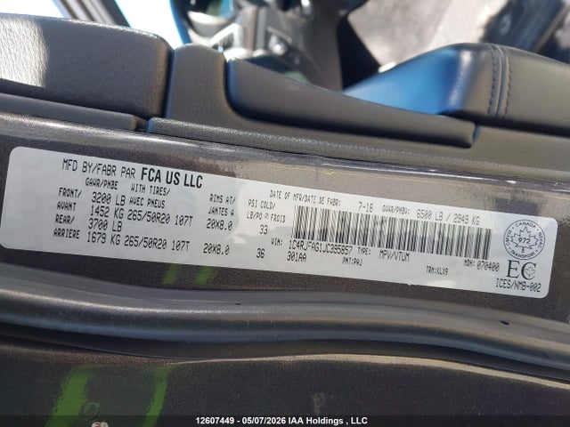 1C4RJFAG1JC395857 Jeep Grand Cherokee Laredo