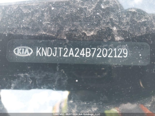 12607452 :رقم المزاد ، KNDJT2A24B7202129 vin ، 2011 Kia Soul 2.0l 2u/2.0l 4u/2.0l 4u Burner/2.0l 4u Luxury/2.0l 4u Retro/2.0l 4u Sx مزاد بيع