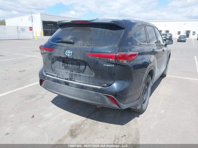 2023 Toyota Highlander Hybrid Le მანქანა იყიდება აუქციონზე, vin: 5TDBBRCH3PS127924, აუქციონის ნომერი: 12607483