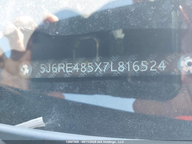 Продажа на аукционе авто 2007 Honda Cr-v, vin: 5J6RE485X7L816524, номер лота: 12607508