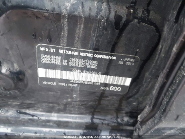 JA32U2FU3EU601081 Mitsubishi Lancer Es/es Sport