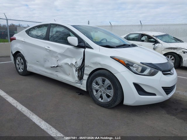 12607551 :رقم المزاد ، 5NPDH4AE5GH725330 vin ، 2016 Hyundai Elantra L+ مزاد بيع