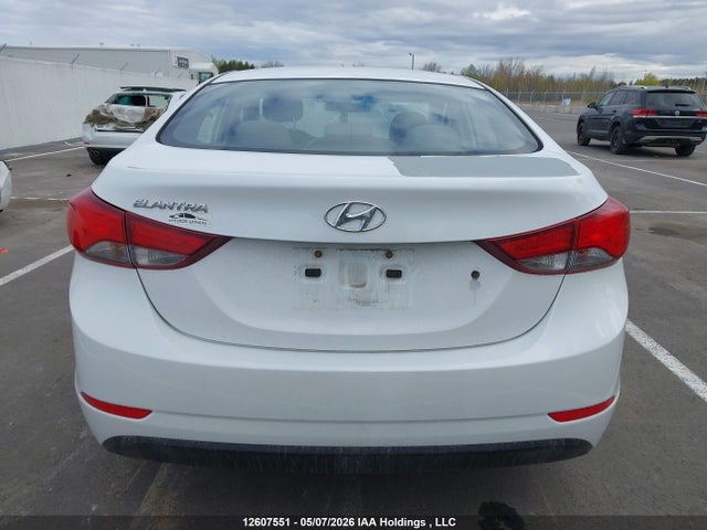 12607551 :رقم المزاد ، 5NPDH4AE5GH725330 vin ، 2016 Hyundai Elantra L+ مزاد بيع