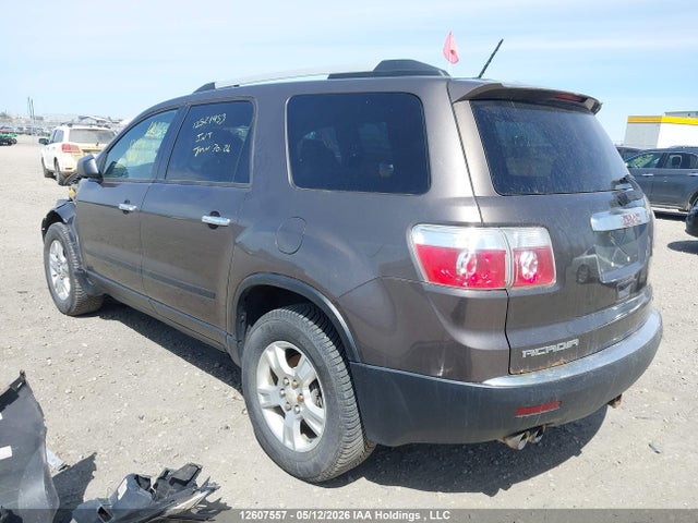 Aukcja sprzedaży 2010 Gmc Acadia Sle, vin: 1GKLVKED5AJ262425, numer aukcji: 12607557