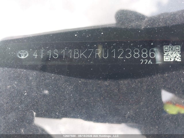 Aukcja sprzedaży 2024 Toyota Camry, vin: 4T1S11BK7RU123886, numer aukcji: 12607558