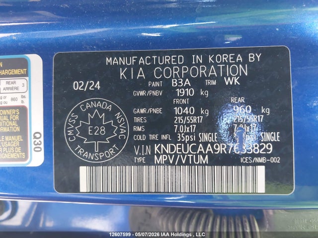 KNDEUCAA9R7633829 KIA SELTOS S