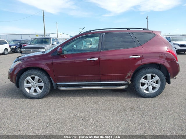 2007 Nissan Murano Sl მანქანა იყიდება აუქციონზე, vin: JN8AZ08W97W612504, აუქციონის ნომერი: 12607610