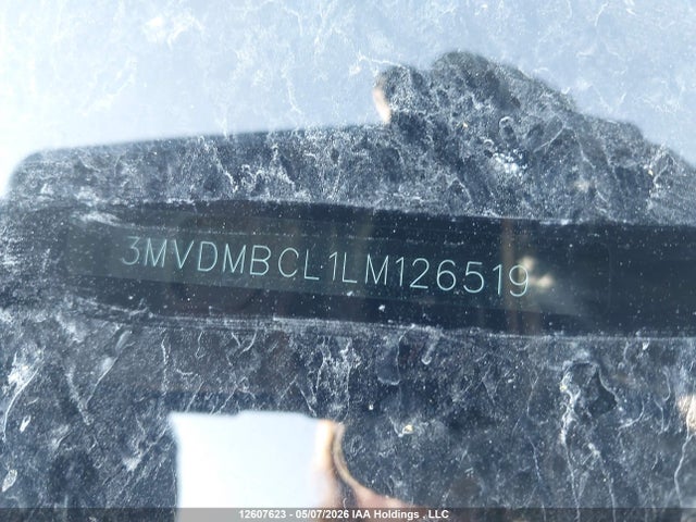 12607623 :رقم المزاد ، 3MVDMBCL1LM126519 vin ، 2020 Mazda Cx-30 Gs مزاد بيع