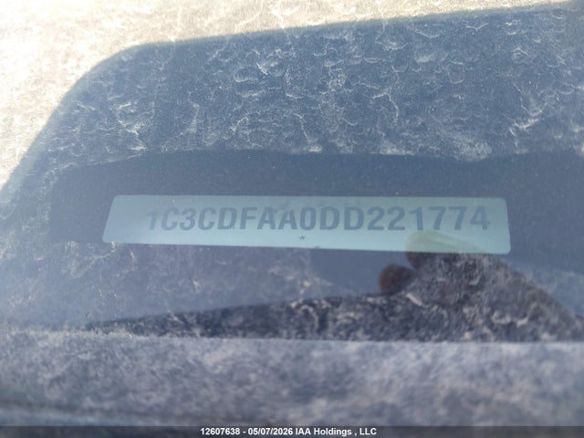 12607638 :رقم المزاد ، 1C3CDFAA0DD221774 vin ، 2013 Dodge Dart Se/aero مزاد بيع