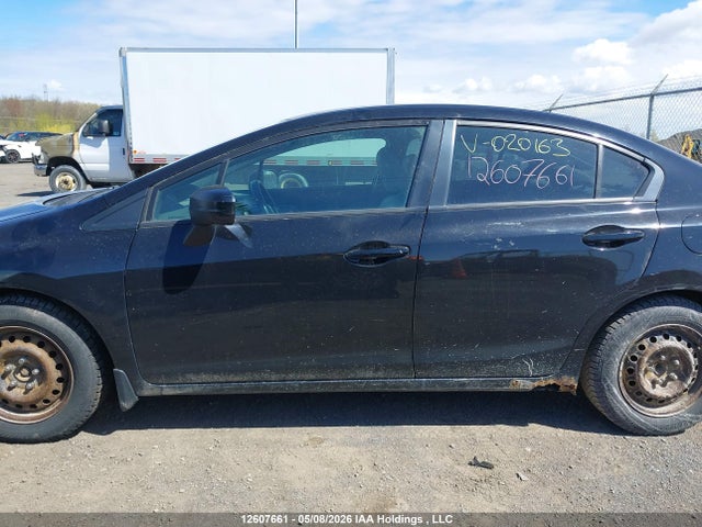 2014 Honda Civic Lx მანქანა იყიდება აუქციონზე, vin: 2HGFB2E45EH020163, აუქციონის ნომერი: 12607661