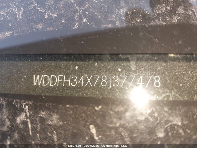 2008 Mercedes-benz B200 მანქანა იყიდება აუქციონზე, vin: WDDFH34X78J377478, აუქციონის ნომერი: 12607669