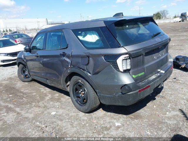 12607701 :رقم المزاد ، 1FM5K8AW4SGC10401 vin ، 2025 Ford Explorer Police Interceptor مزاد بيع