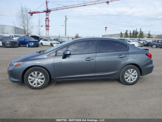 2012 Honda Civic Lx მანქანა იყიდება აუქციონზე, vin: 2HGFB2F47CH120468, აუქციონის ნომერი: 12607702