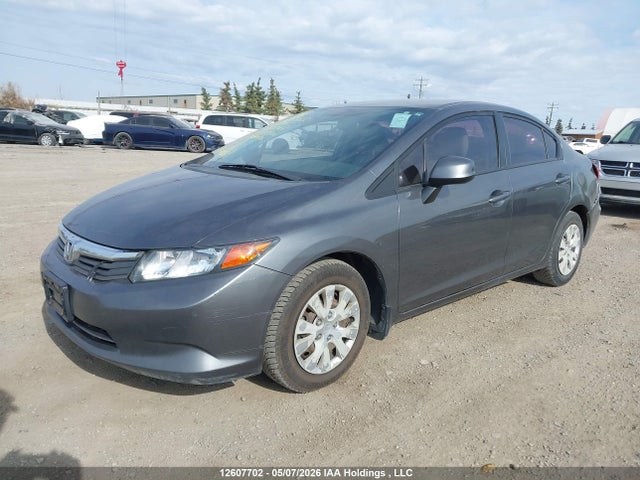 2012 Honda Civic Lx მანქანა იყიდება აუქციონზე, vin: 2HGFB2F47CH120468, აუქციონის ნომერი: 12607702