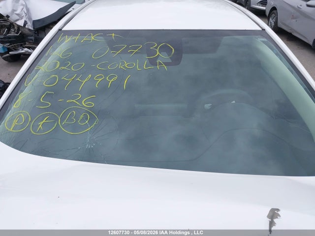 Aukcja sprzedaży 2020 Toyota Corolla, vin: 5YFBPRBE3LP044991, numer aukcji: 12607730