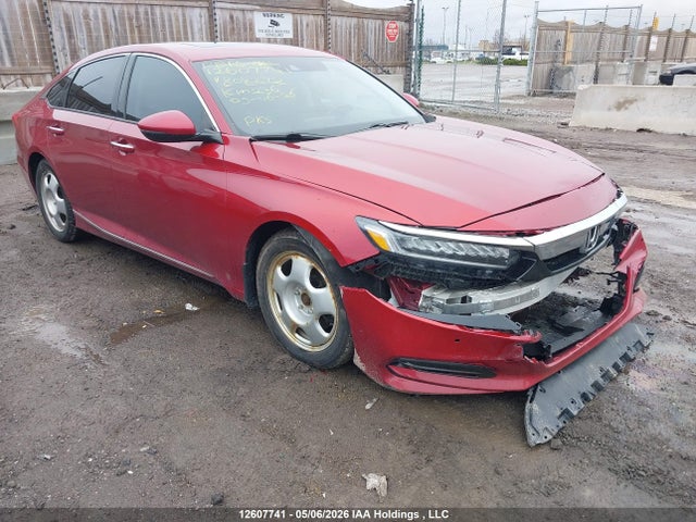 2018 Honda Accord Touring მანქანა იყიდება აუქციონზე, vin: 1HGCV1F97JA808272, აუქციონის ნომერი: 12607741