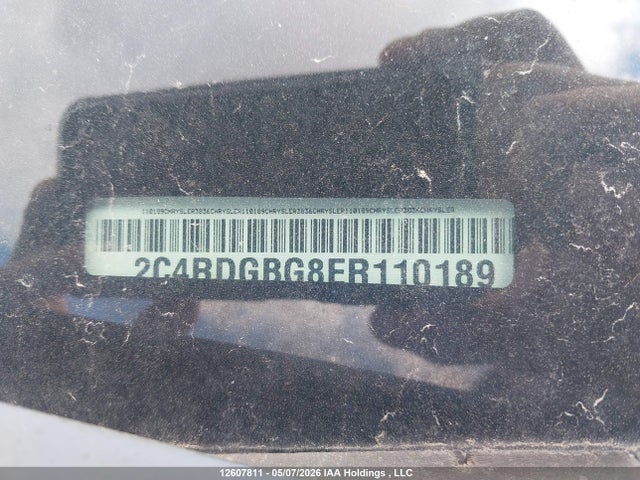 2C4RDGBG8ER110189 Dodge Grand Caravan Se/sxt
