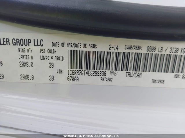 1C6RR7GT4ES299338 Dodge RAM 1500