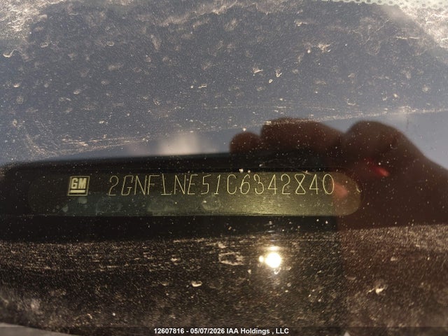 12607816 :رقم المزاد ، 2GNFLNE51C6342840 vin ، 2012 Chevrolet Equinox Lt مزاد بيع