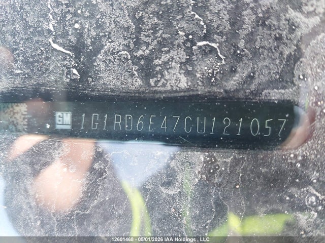 Продажа на аукционе авто 2012 Chevrolet Volt, vin: 1G1RD6E47CU121057, номер лота: 12601468