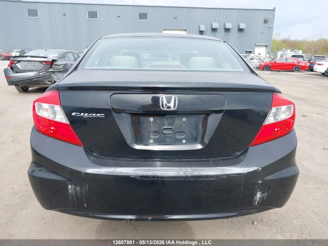 12607881 :رقم المزاد ، 2HGFB2E4XCH051129 vin ، 2012 Honda Civic Lx مزاد بيع