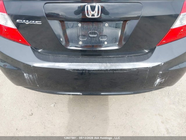 12607881 :رقم المزاد ، 2HGFB2E4XCH051129 vin ، 2012 Honda Civic Lx مزاد بيع