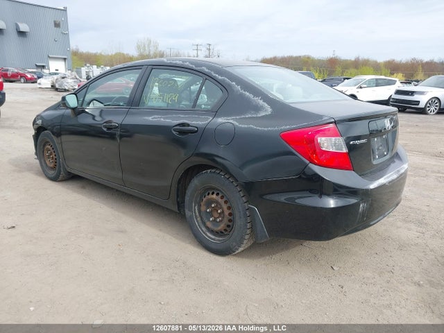 12607881 :رقم المزاد ، 2HGFB2E4XCH051129 vin ، 2012 Honda Civic Lx مزاد بيع