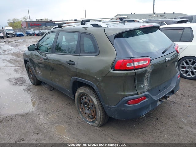 Продаж на аукціоні авто 2016 Jeep Cherokee Sport, vin: 1C4PJMAB7GW143568, номер лоту: 12607900