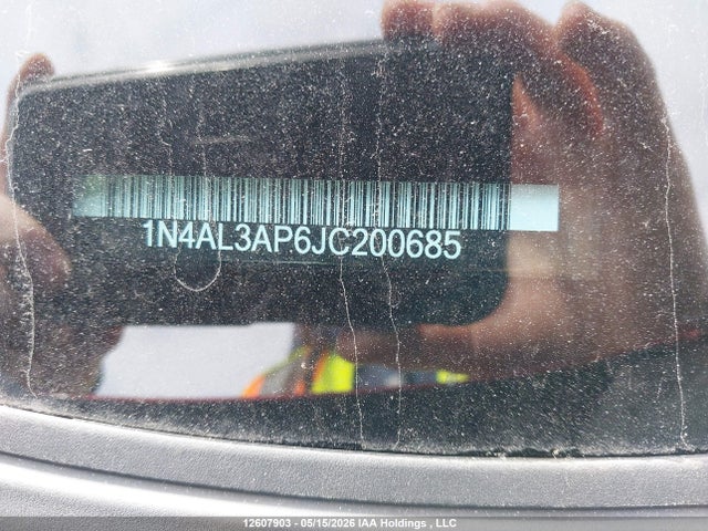 1N4AL3AP6JC200685 Nissan Altima 2.5/s/sv/sl/sr