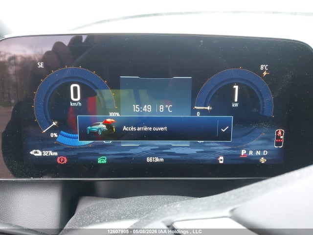 2025 Chevrolet Equinox Ev Rs მანქანა იყიდება აუქციონზე, vin: 3GN7DSRR9SS138834, აუქციონის ნომერი: 12607905