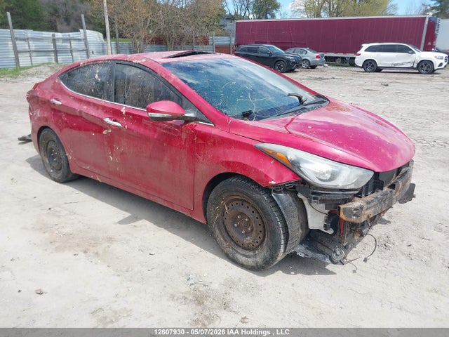 12607930 :رقم المزاد ، KMHDH4AH6EU139924 vin ، 2014 Hyundai Elantra Se/sport/limited مزاد بيع