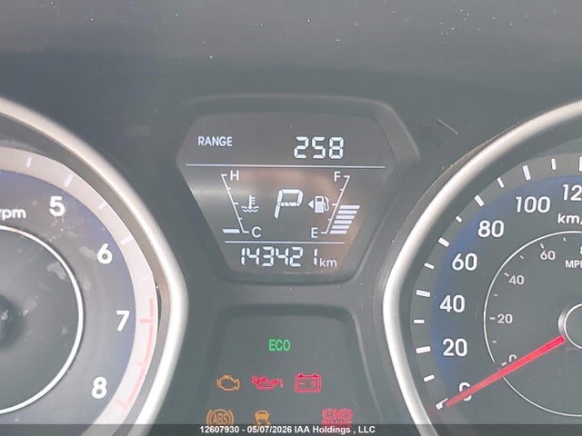 12607930 :رقم المزاد ، KMHDH4AH6EU139924 vin ، 2014 Hyundai Elantra Se/sport/limited مزاد بيع