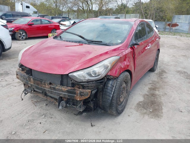 12607930 :رقم المزاد ، KMHDH4AH6EU139924 vin ، 2014 Hyundai Elantra Se/sport/limited مزاد بيع