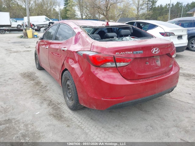 12607930 :رقم المزاد ، KMHDH4AH6EU139924 vin ، 2014 Hyundai Elantra Se/sport/limited مزاد بيع