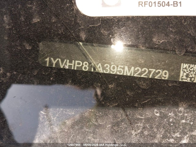 2009 Mazda Mazda6 Gs-i4 მანქანა იყიდება აუქციონზე, vin: 1YVHP81A395M22729, აუქციონის ნომერი: 12607955