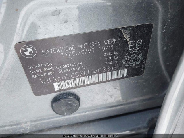 Продаж на аукціоні авто 2012 Bmw 528i Xdrive, vin: WBAXH5C5XCDW03348, номер лоту: 12607967