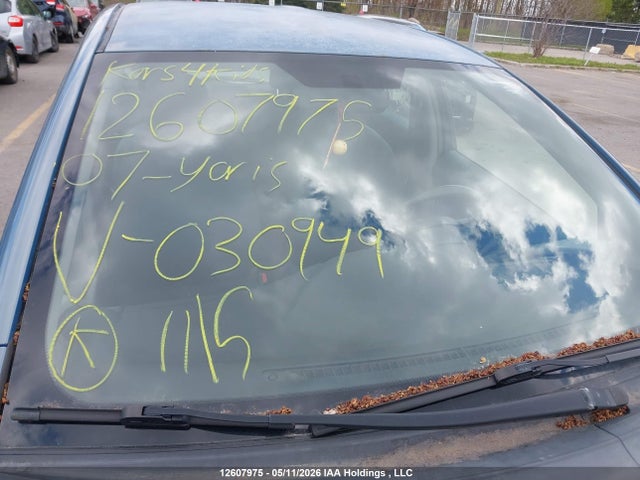 12607975 :رقم المزاد ، JTDKT923475030949 vin ، 2007 Toyota Yaris مزاد بيع