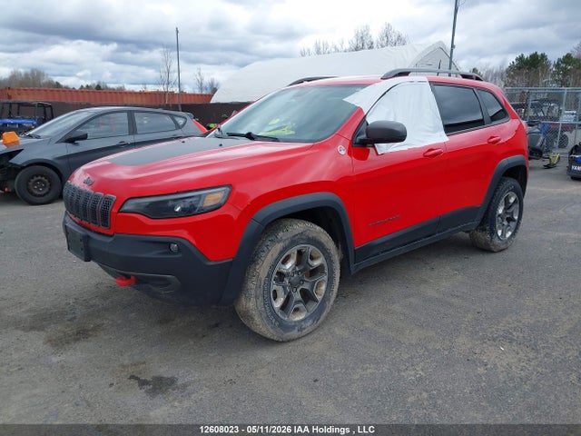 12608023 :رقم المزاد ، 1C4PJMBX4KD470993 vin ، 2019 Jeep Cherokee Trailhawk مزاد بيع