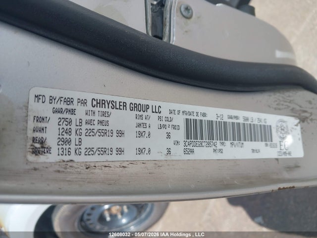 Aukcja sprzedaży 2012 Dodge Journey R/t, vin: 3C4PDDEG9CT285742, numer aukcji: 12608032