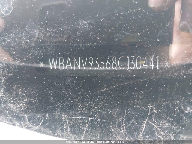 2008 Bmw 535xi მანქანა იყიდება აუქციონზე, vin: WBANV93568C130441, აუქციონის ნომერი: 12597417