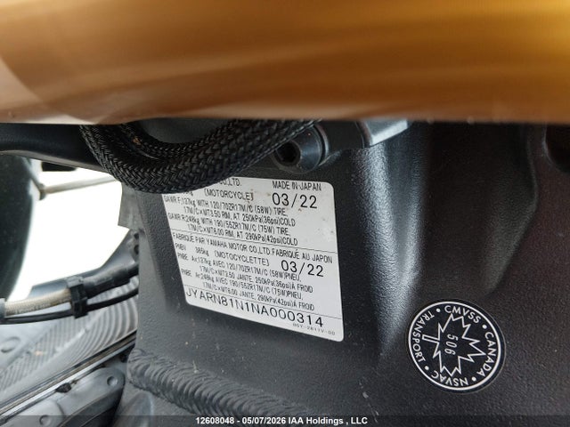 JYARN81N1NA000314 Yamaha Mtn1000