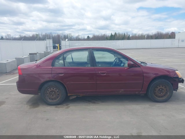 2003 Honda Civic მანქანა იყიდება აუქციონზე, vin: 2HGES166X3H921757, აუქციონის ნომერი: 12608049