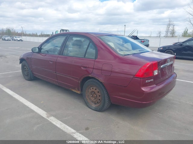 2003 Honda Civic მანქანა იყიდება აუქციონზე, vin: 2HGES166X3H921757, აუქციონის ნომერი: 12608049