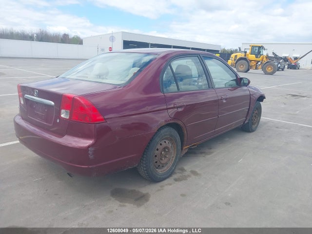 2003 Honda Civic მანქანა იყიდება აუქციონზე, vin: 2HGES166X3H921757, აუქციონის ნომერი: 12608049