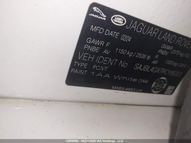 SAJBL4GX7RCY96353 Jaguar Xf R-dynamic Se
