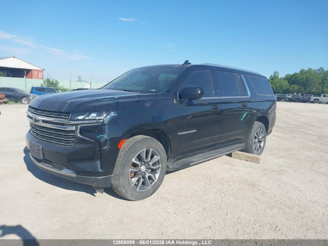 Продаж на аукціоні авто 2021 Chevrolet Suburban K1500 Lt, vin: 1GNSKCKD9MR486000, номер лоту: 12608099