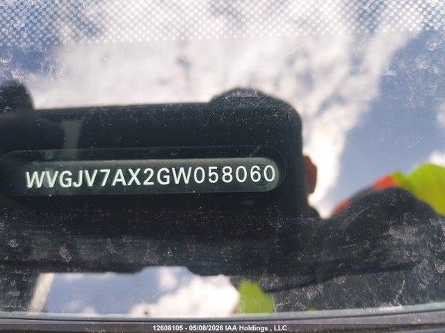 WVGJV7AX2GW058060 Volkswagen Tiguan Comfort/high/r-line/sp Ed