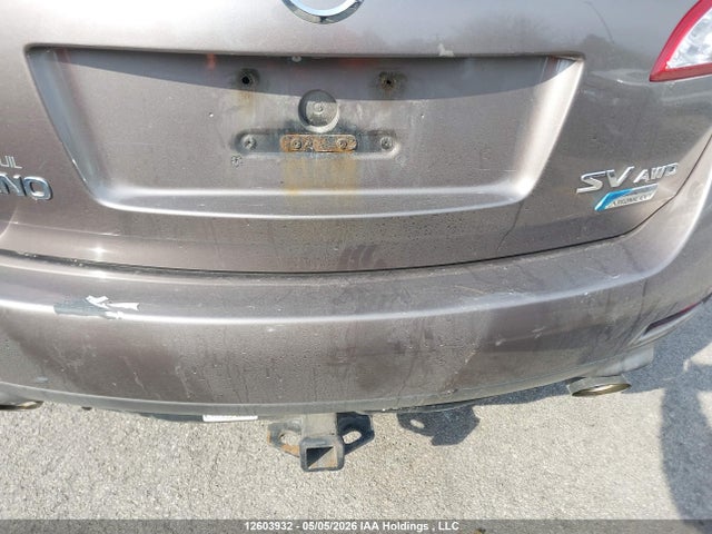 2011 Nissan Murano Sv მანქანა იყიდება აუქციონზე, vin: JN8AZ1MW0BW166022, აუქციონის ნომერი: 12603932