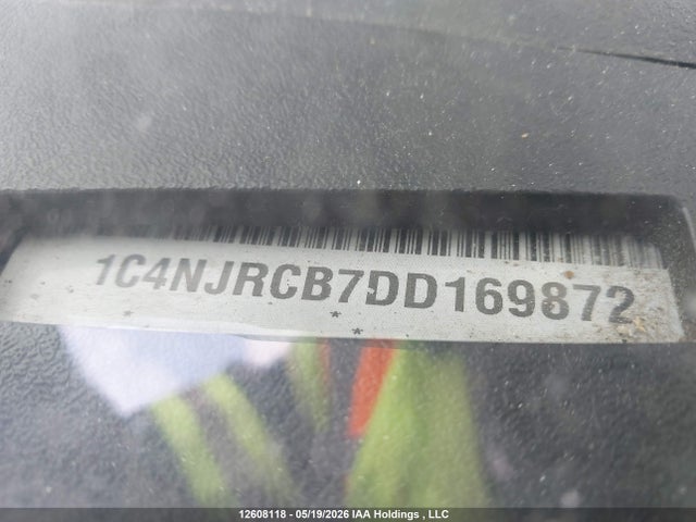 Aukcja sprzedaży 2013 Jeep Patriot Limited, vin: 1C4NJRCB7DD169872, numer aukcji: 12608118